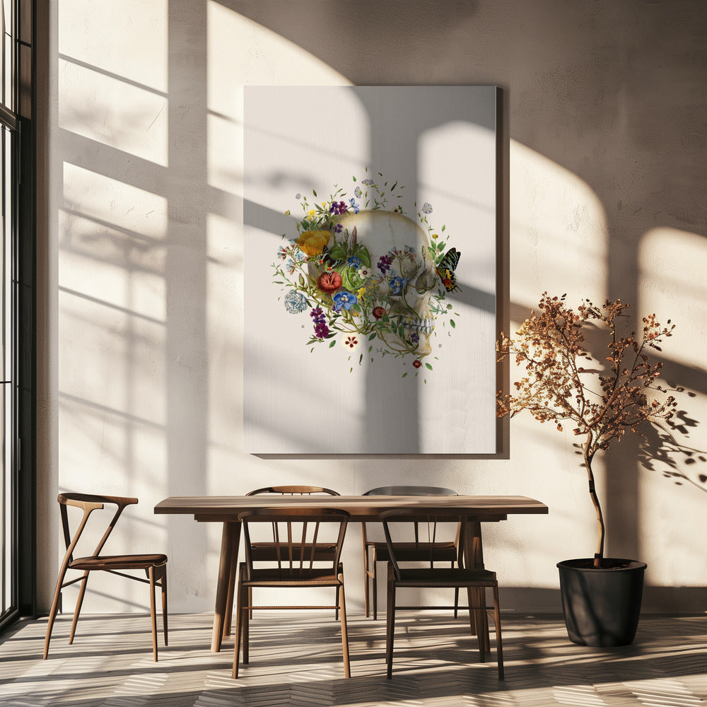 Floral skull | Canvas