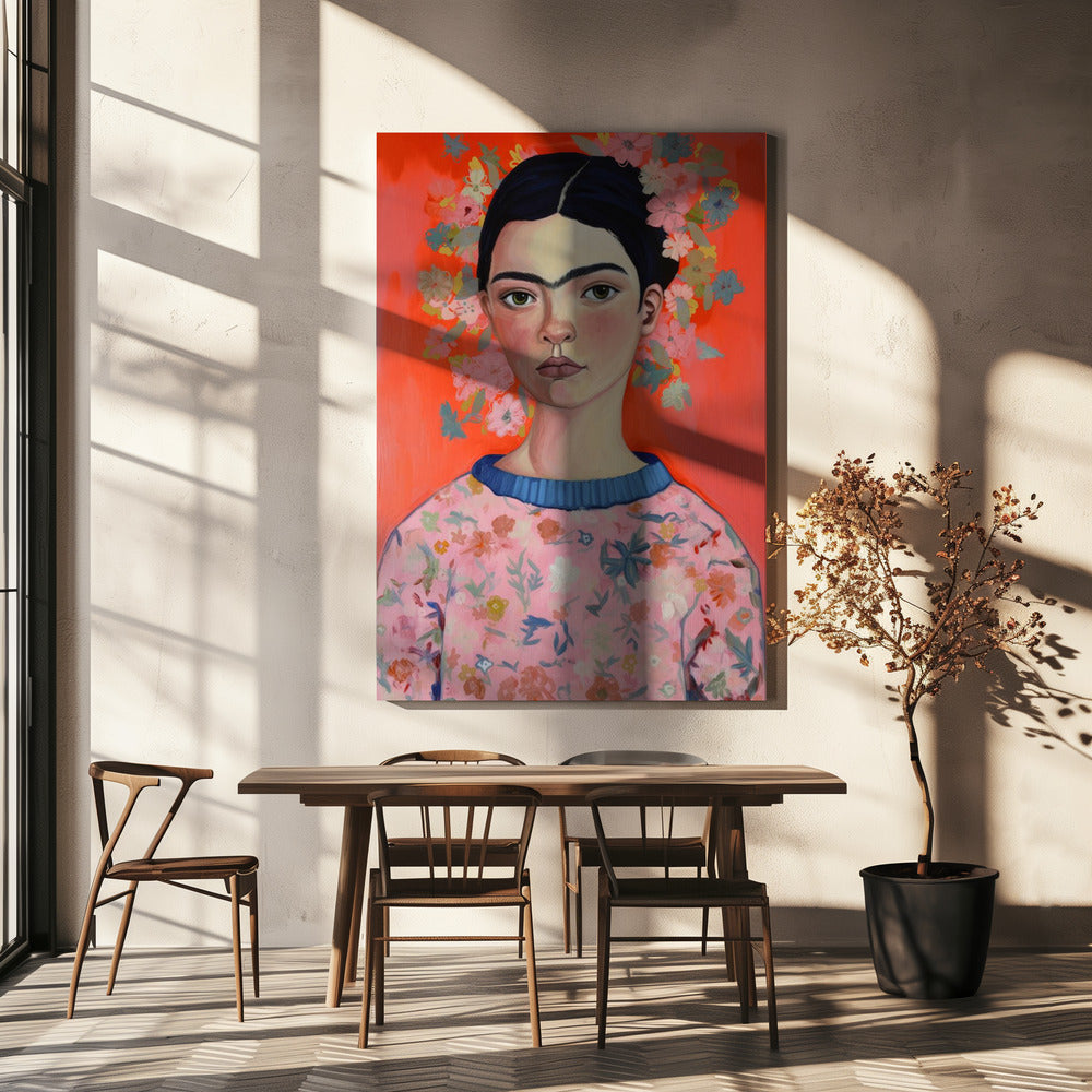 La joven Frida | Impresiones en Lienzo