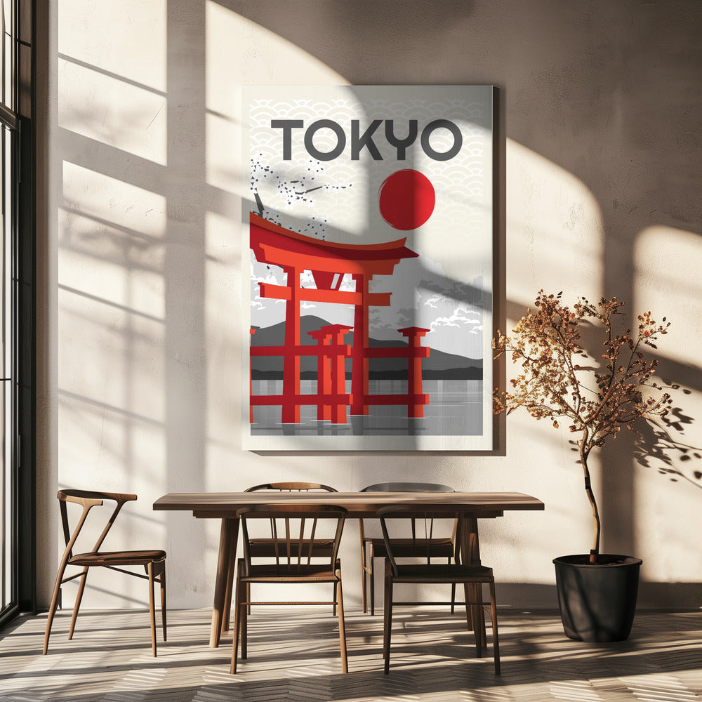 Tokyo Sole | Stampe su Tela
