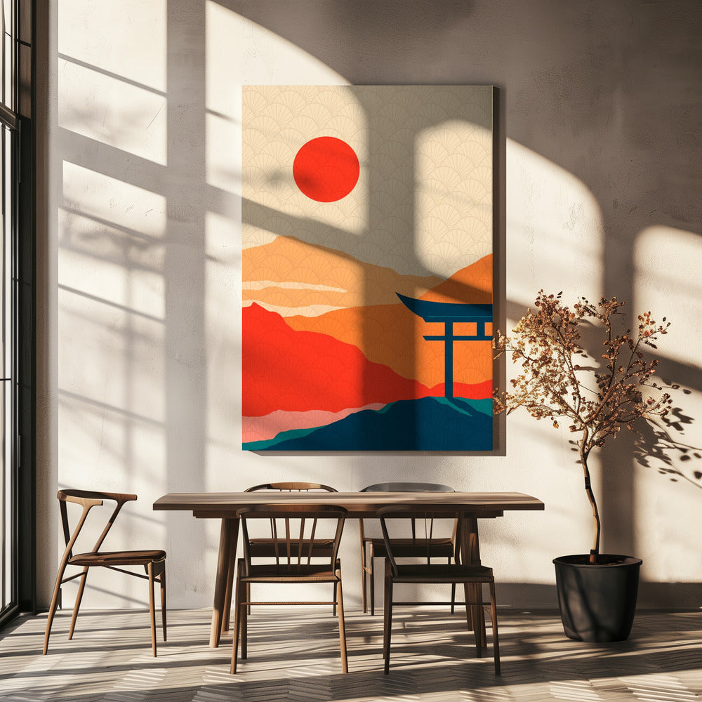 Auringonlaskun ilo | Canvastaulut