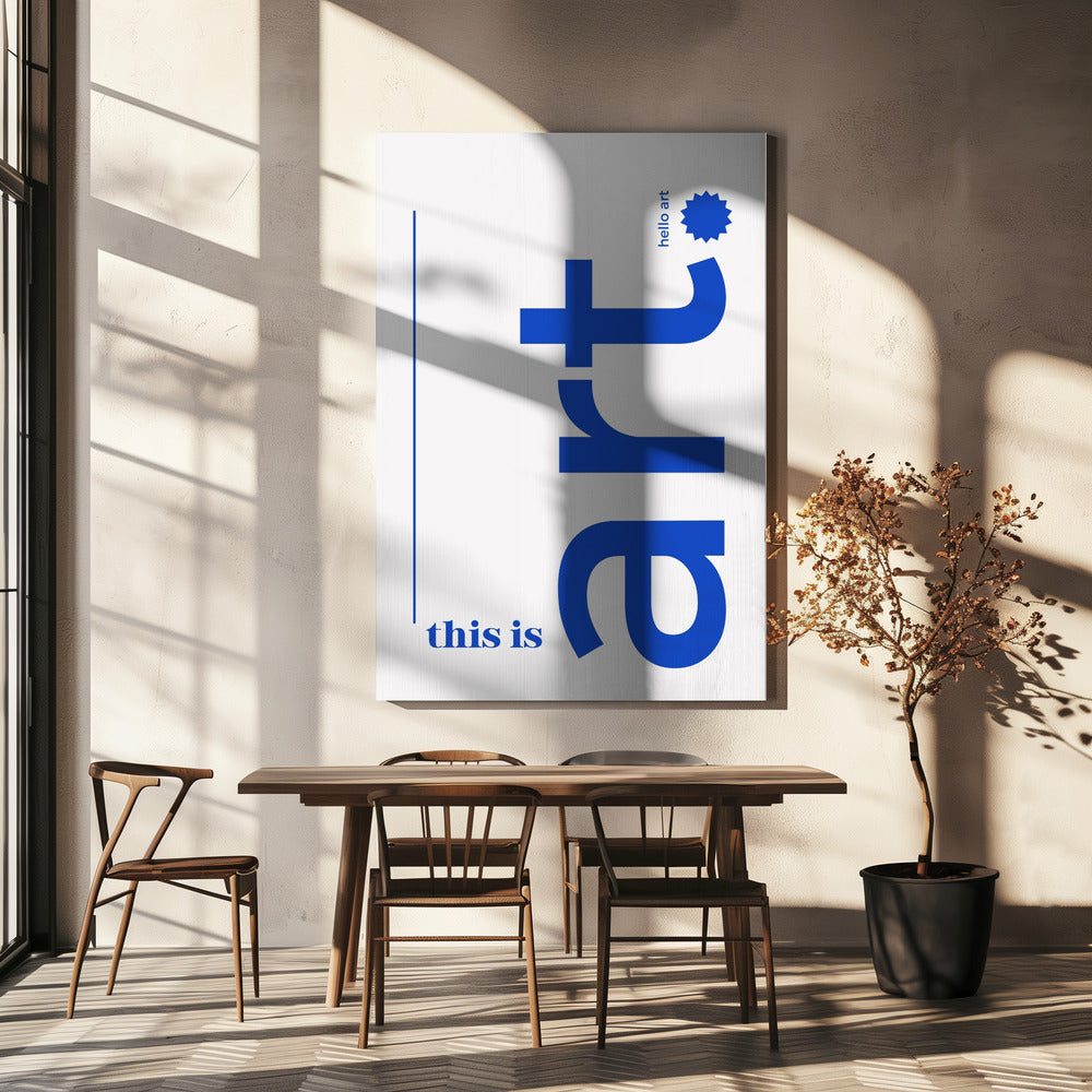 Hei rohkea typografia | Canvastaulut