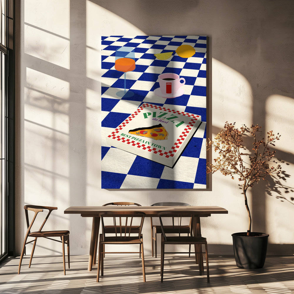 Le menu italien | Tableaux sur Toile