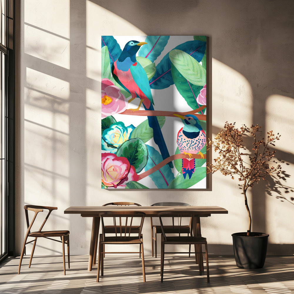 Oiseaux du printemps | Tableaux sur Toile