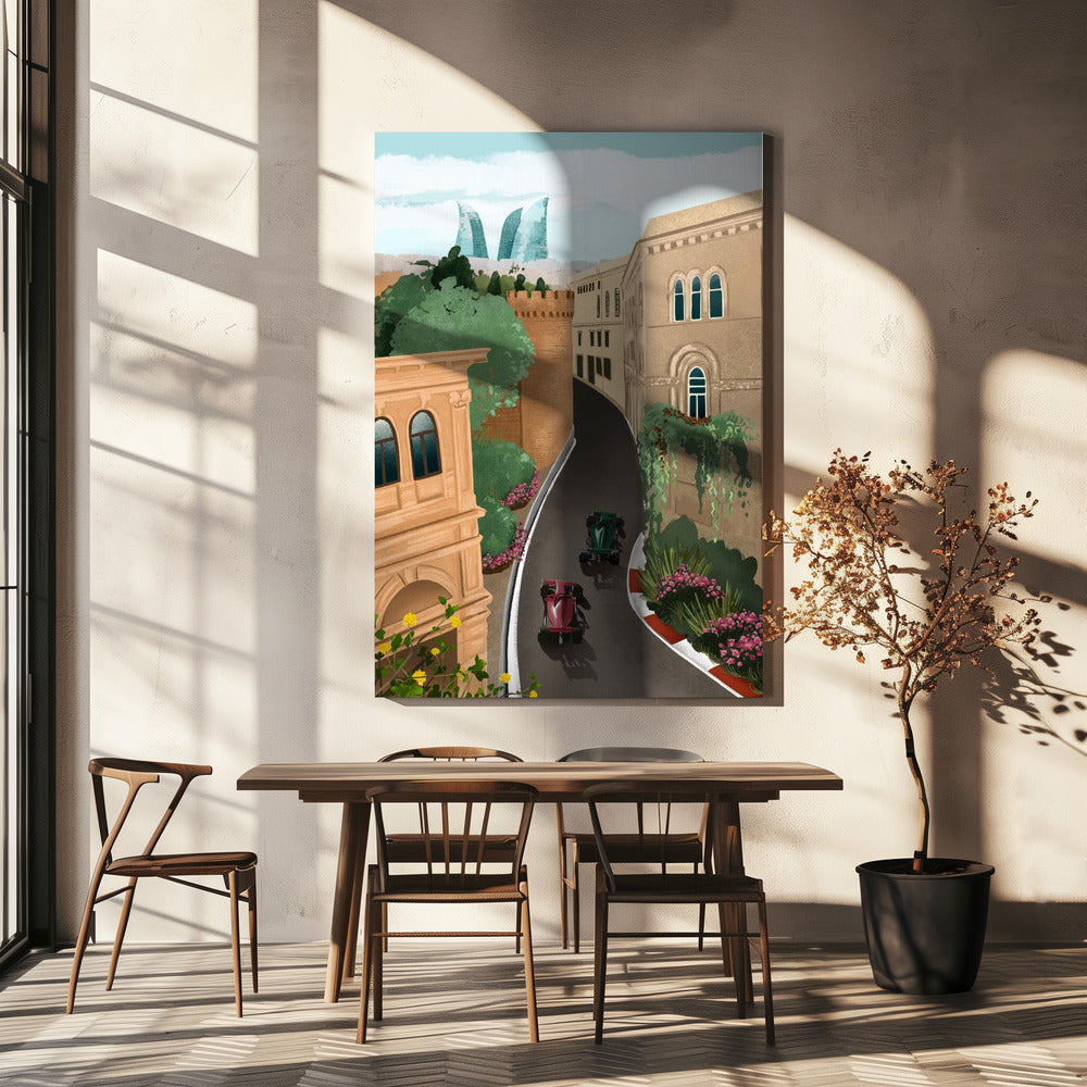 Baku, Aserbaidschan | Leinwand-Bilder