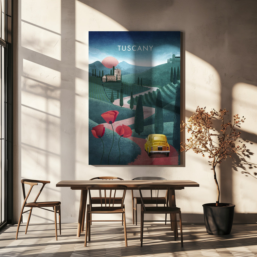 Toskanatext | Leinwand-Bilder