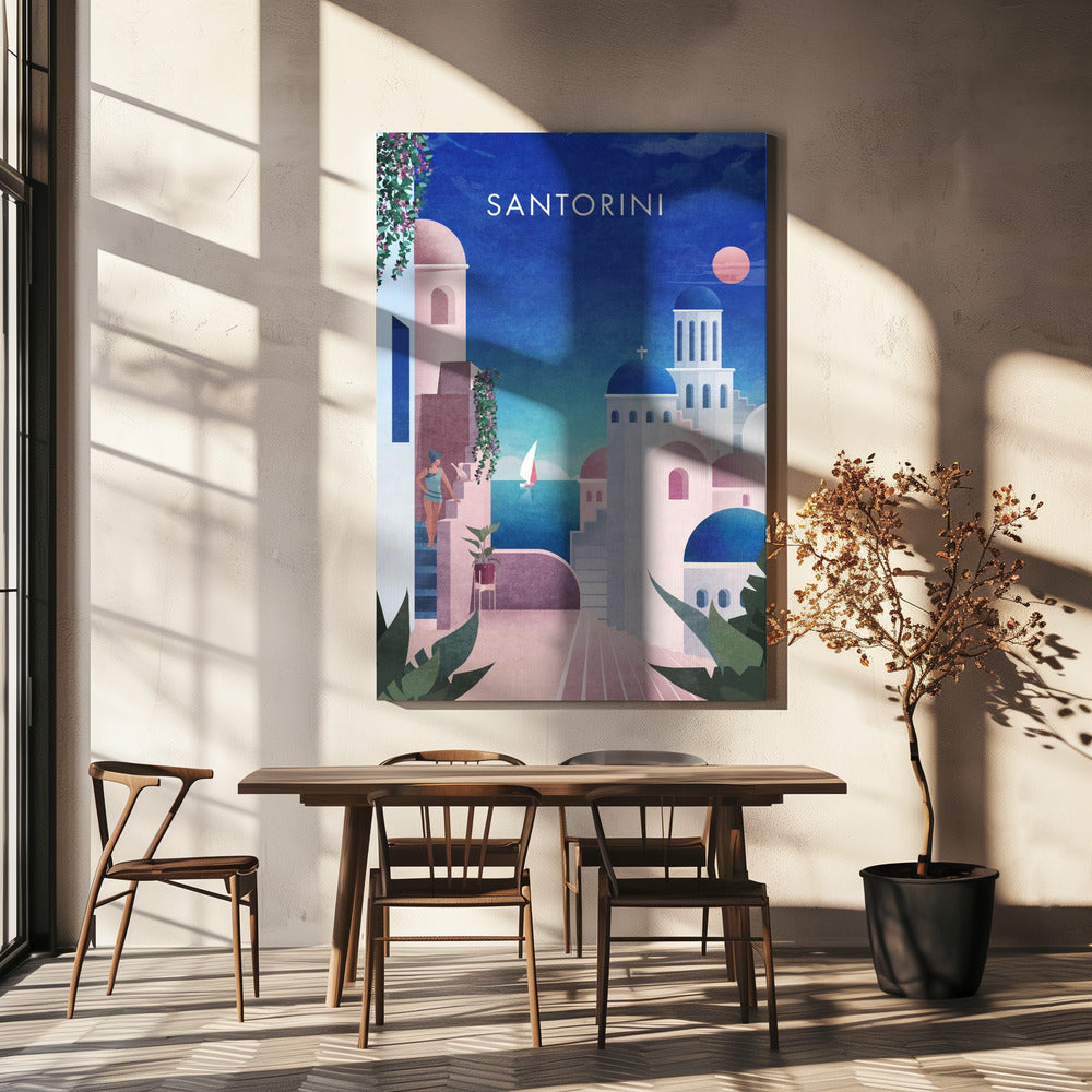 Santorini-teksti.png | Canvastaulut