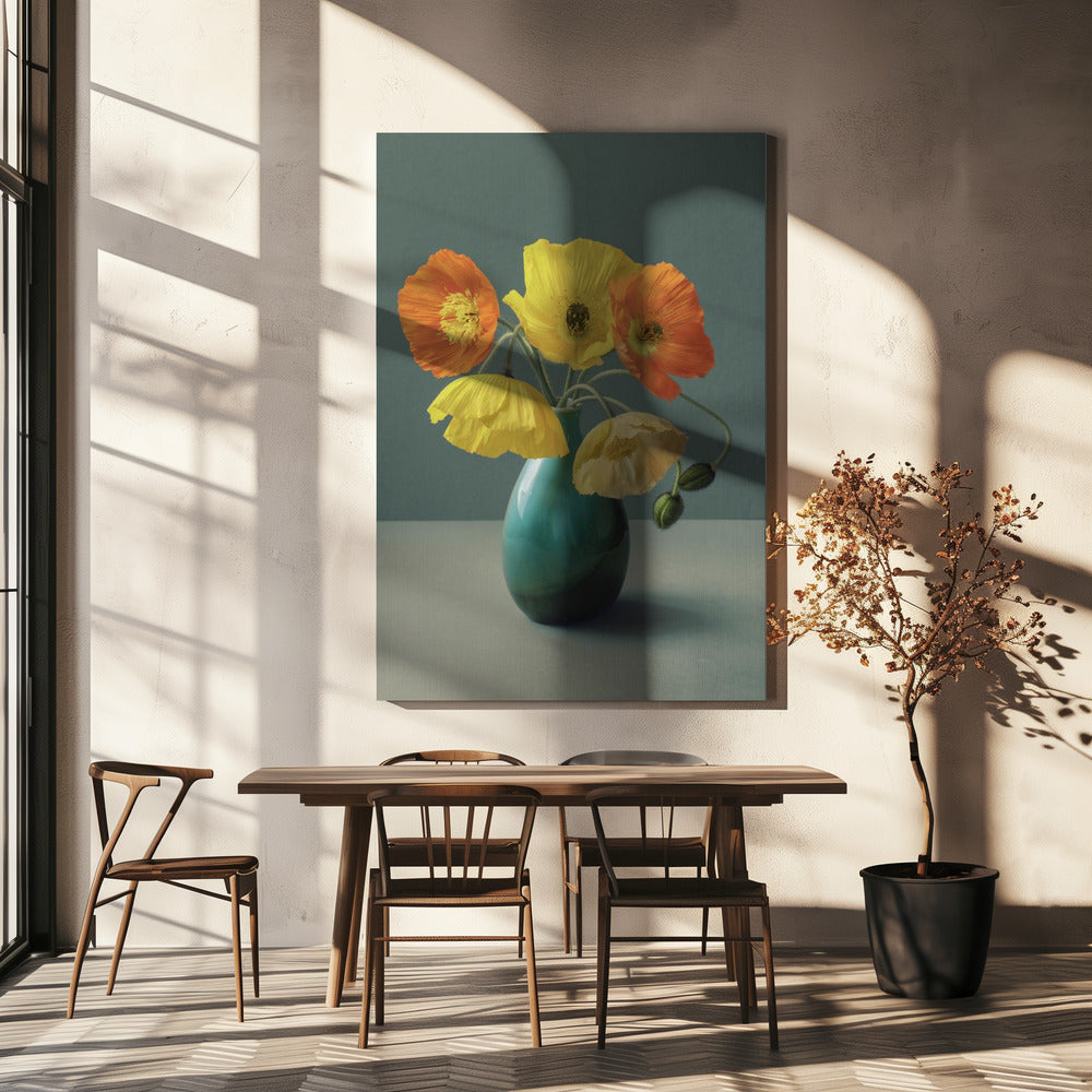Isländsk vallmostilleben | Canvas