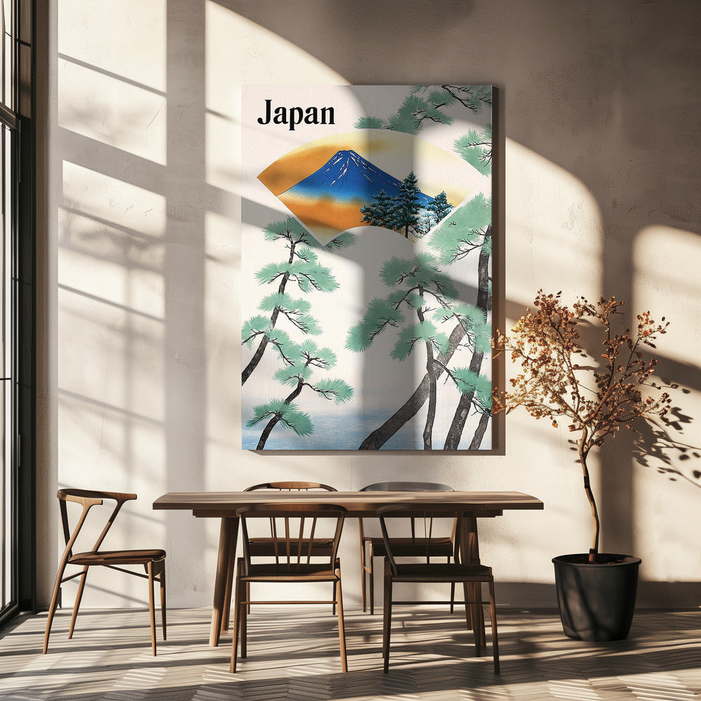 Reisen der japanischen Staatseisenbahnen in den 1930er Jahren Poster - Kunstdruck | Leinwand-Bilder
