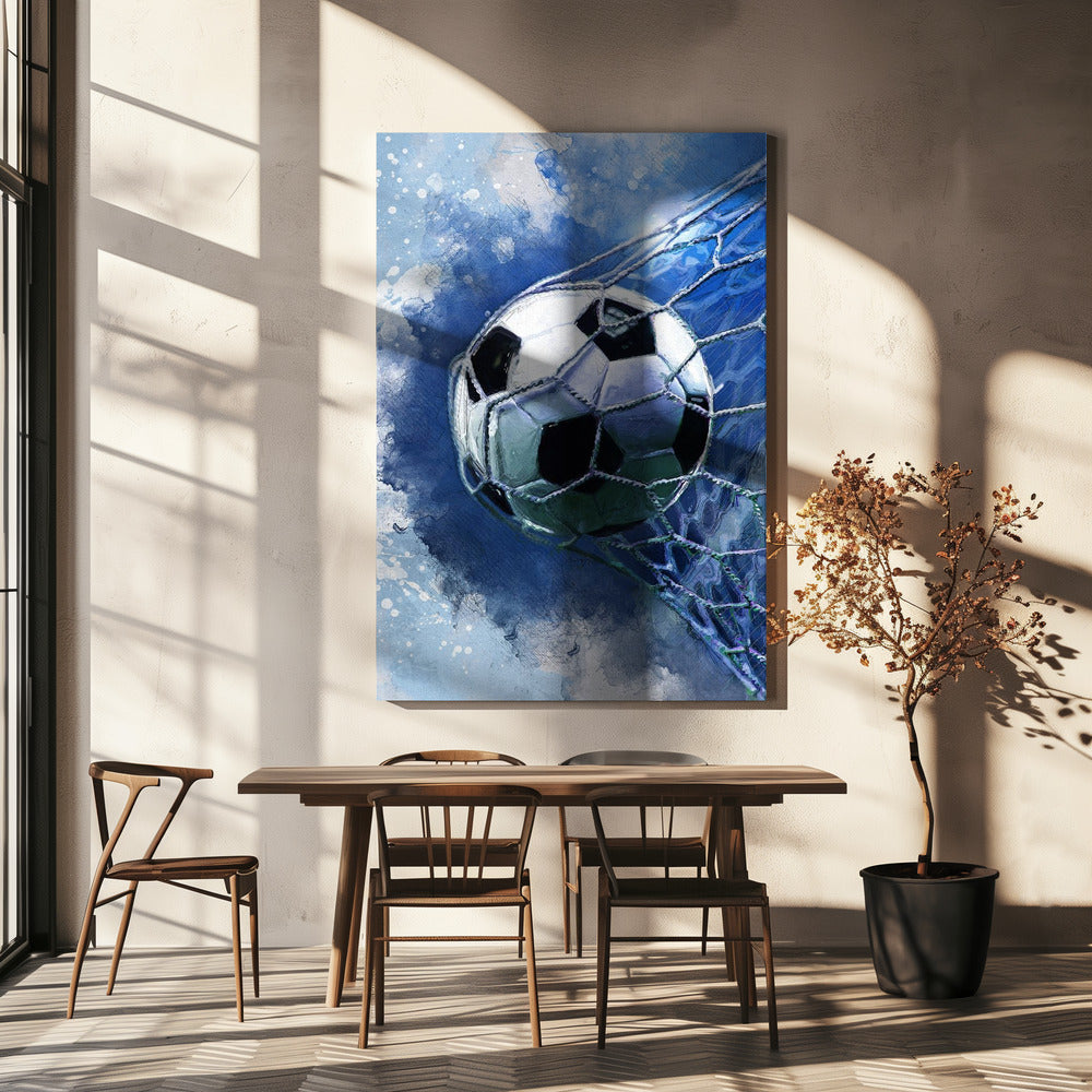 Football 3 art sportif | Tableaux sur Toile