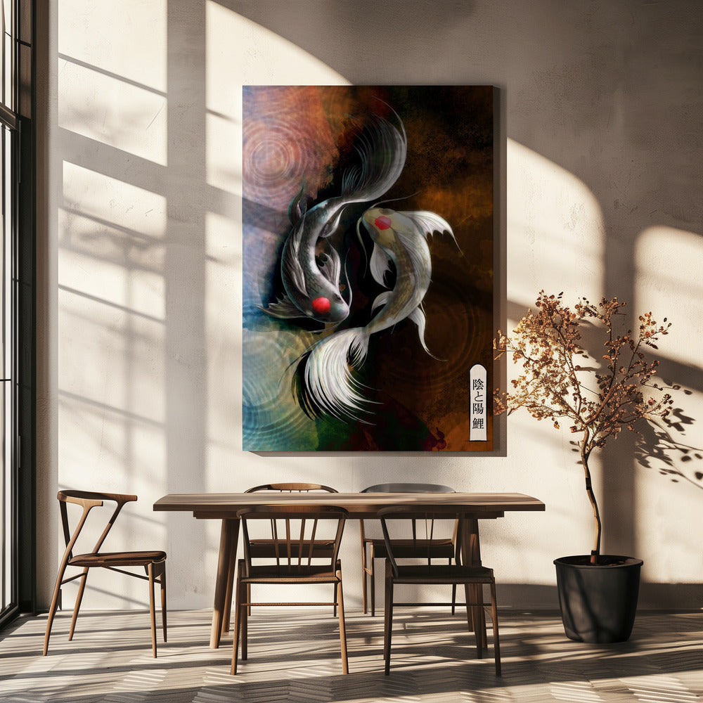 Mörk Koi | Canvas