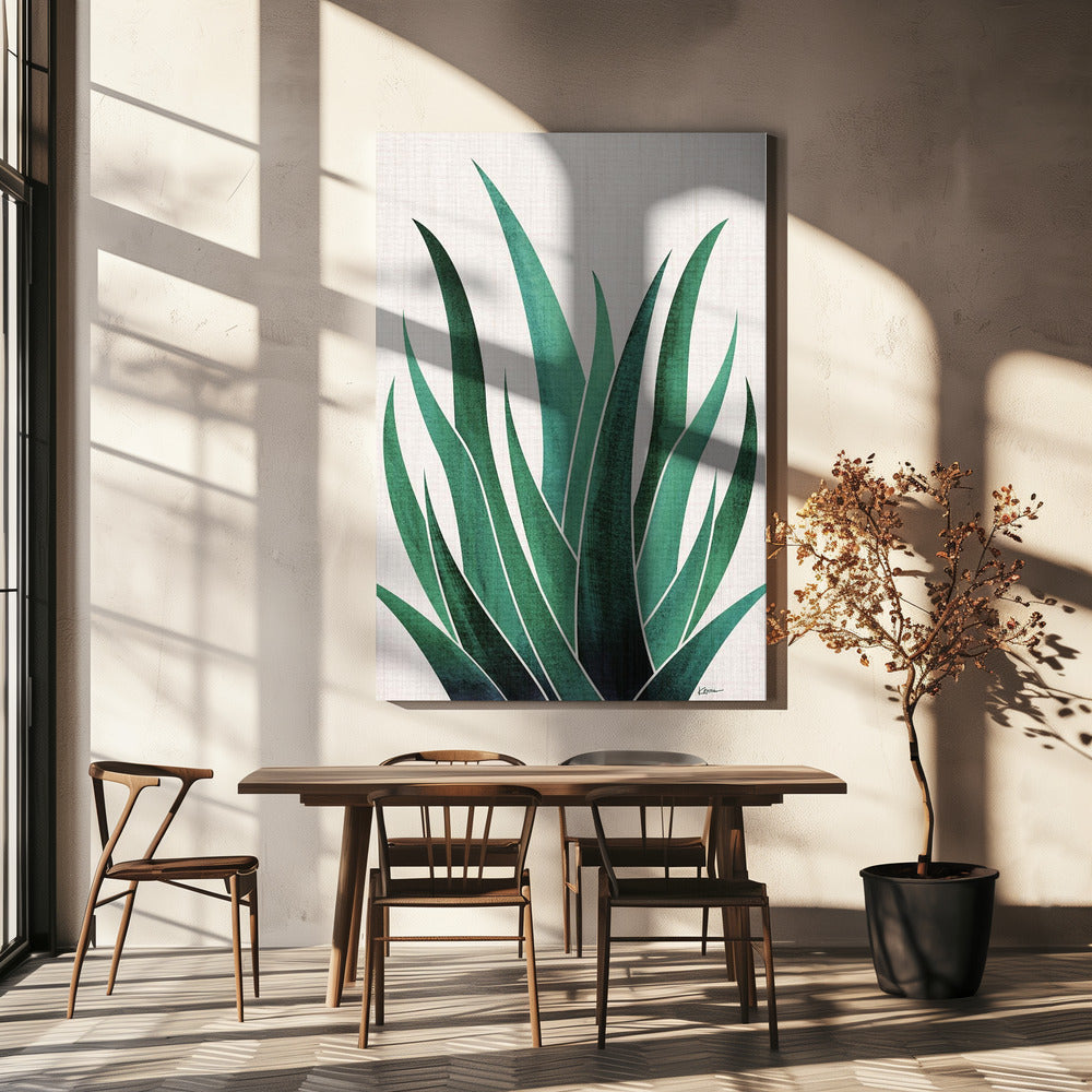 Cactus di agave del deserto | Stampe su Tela