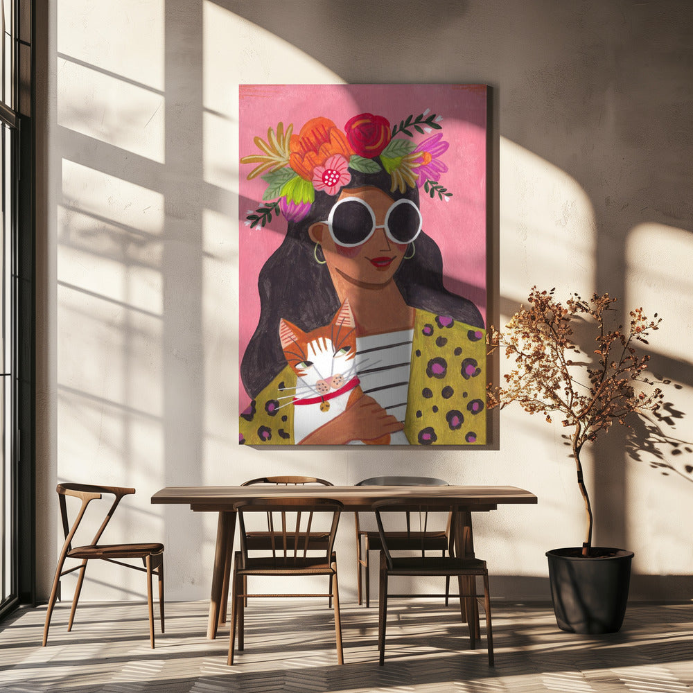 Kattdamen | Canvas
