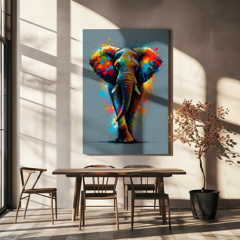 L'elefante | Stampe su Tela