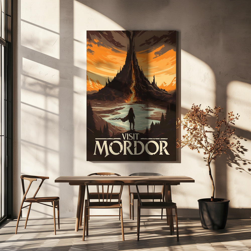 Visita Mordor | Stampe su Tela