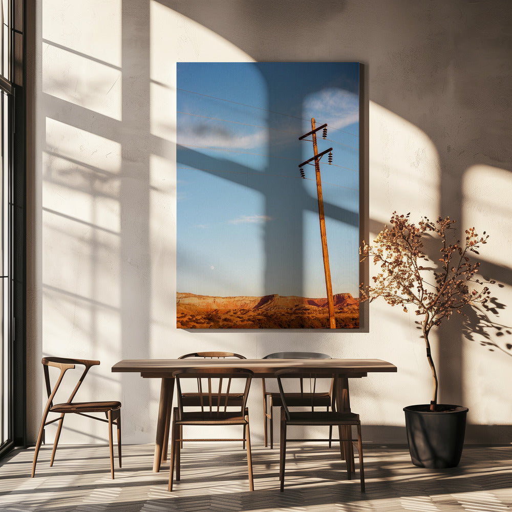 Sonnenuntergang auf der Ghost Ranch II | Leinwand-Bilder