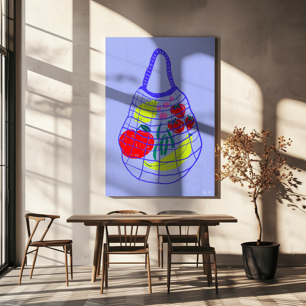 Shoppingväska Blå | Canvas