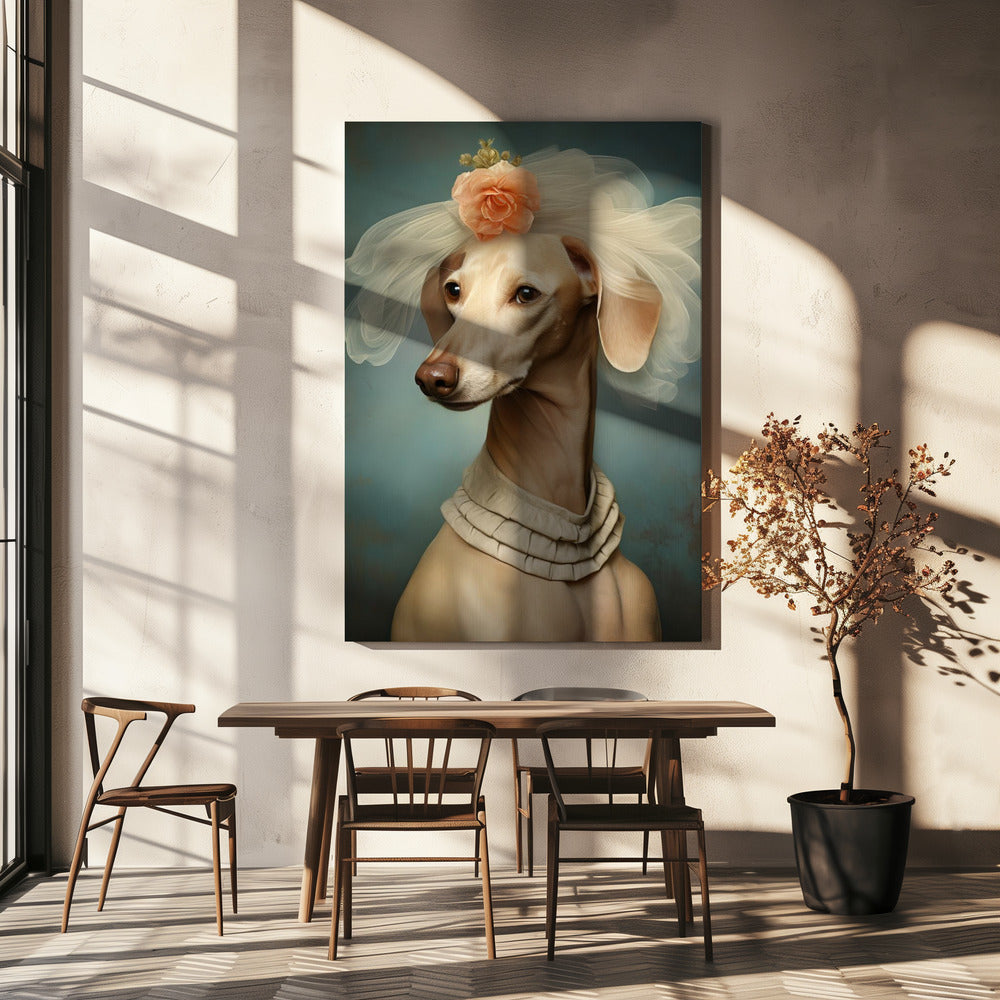 Människohund 0001 2024 december Poster Hundkvinna 5.jpg | Canvas