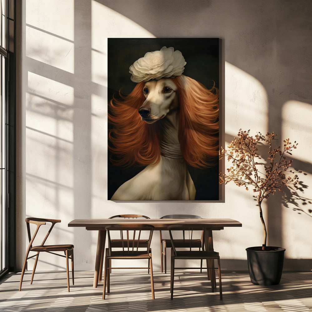 Människohund 0002 2024 december Poster Hundkvinna 6.jpg | Canvas