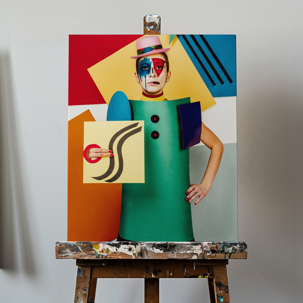 Ritratto suprematista di Lena Naymkina | Stampe su Tela