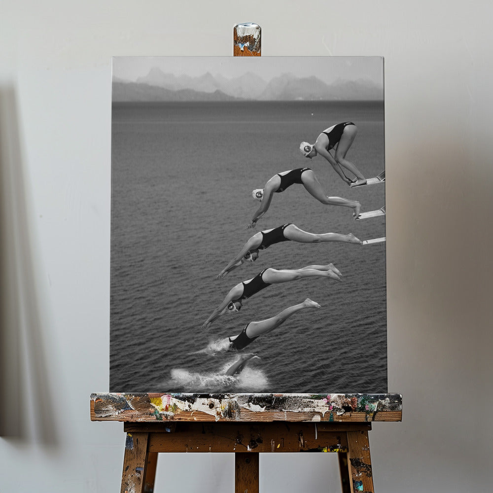 The beauty of diving | Canvas
