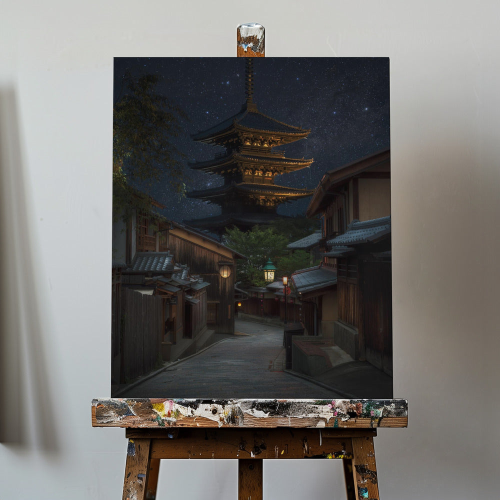 Kyoto-Nacht | Leinwand-Bilder