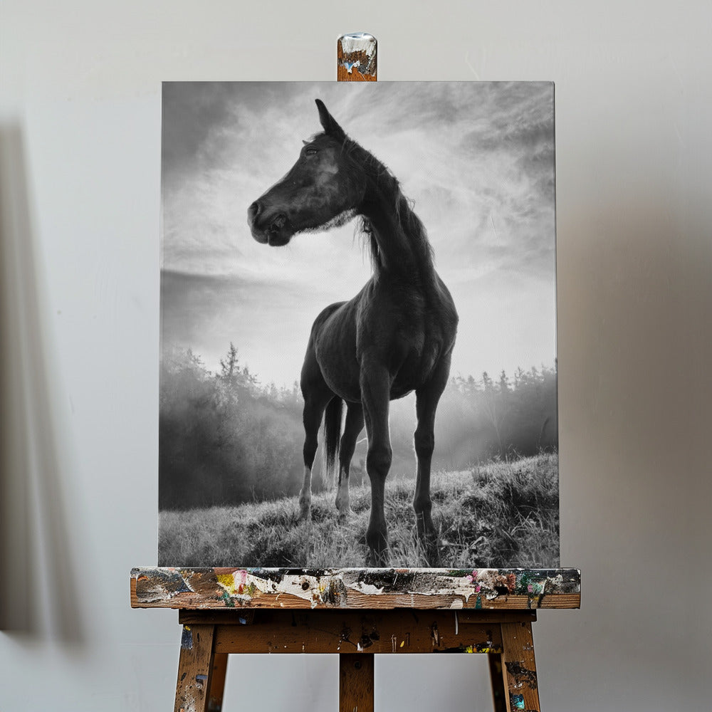 Backlight horse | Canvas
