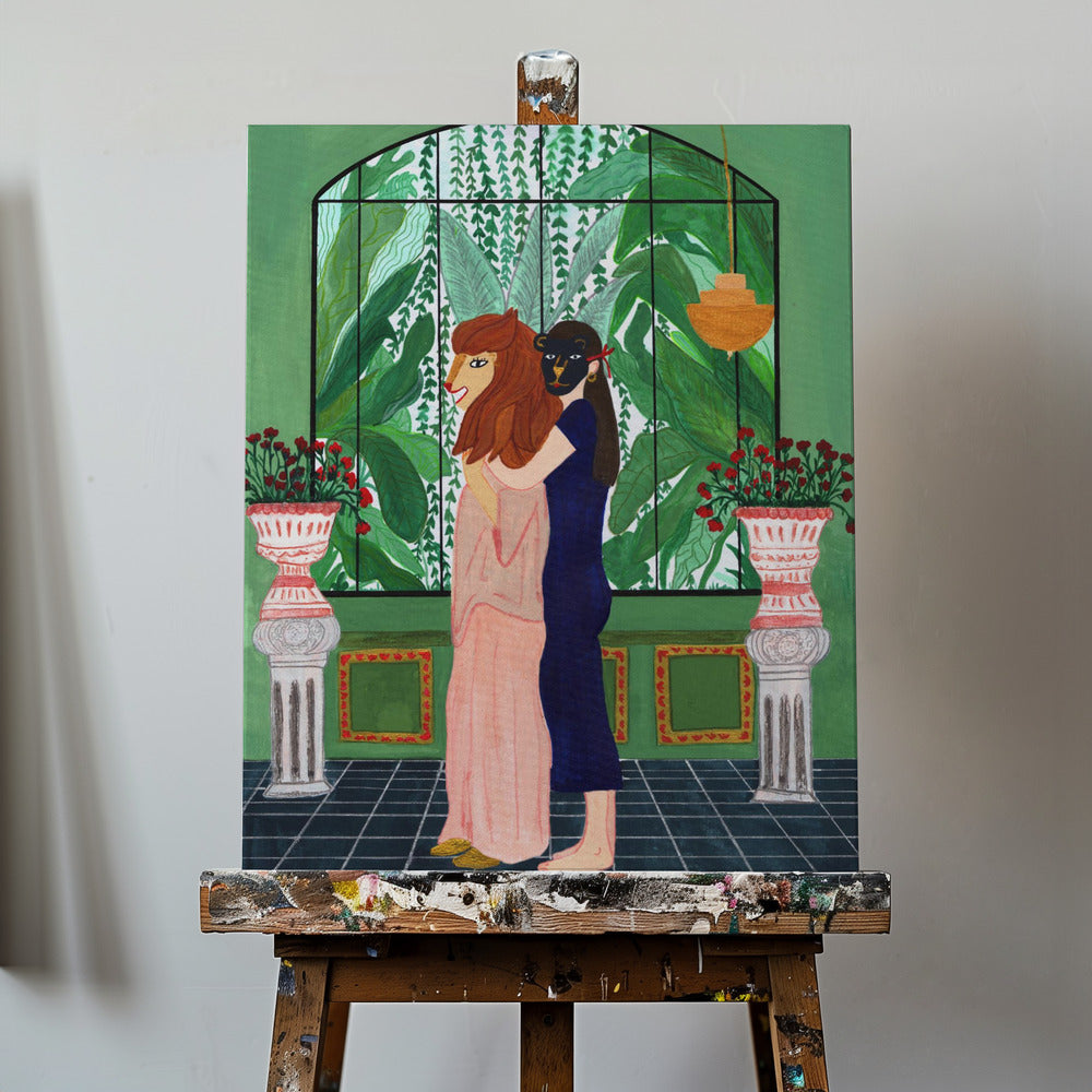 Maman Lion | Tableaux sur Toile