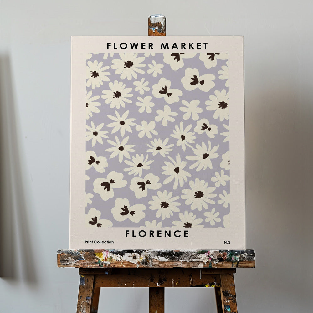 Blomstermarked Firenze | Lærredsbilleder