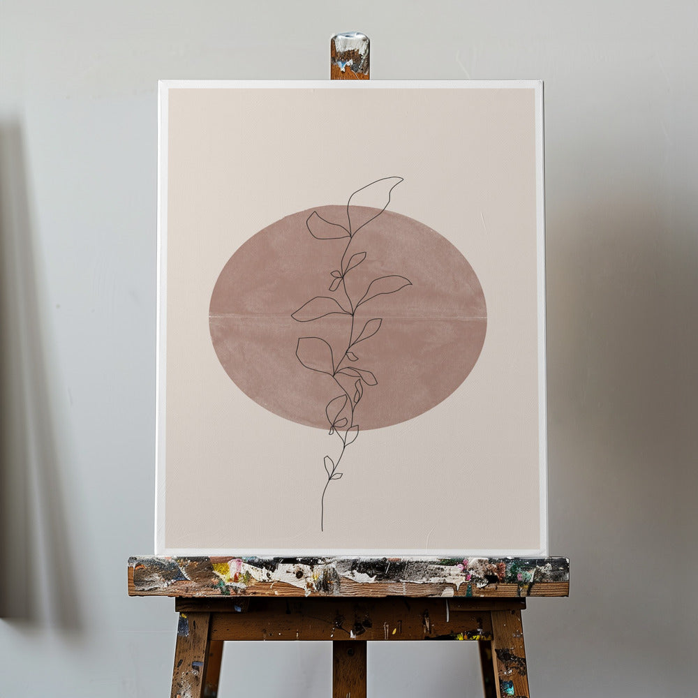 Fiore di linea | Stampe su Tela