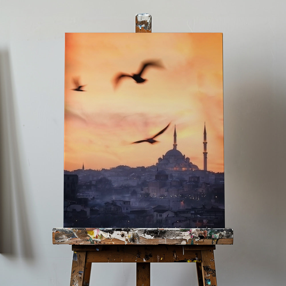 Sunset in Istanbul | Canvas