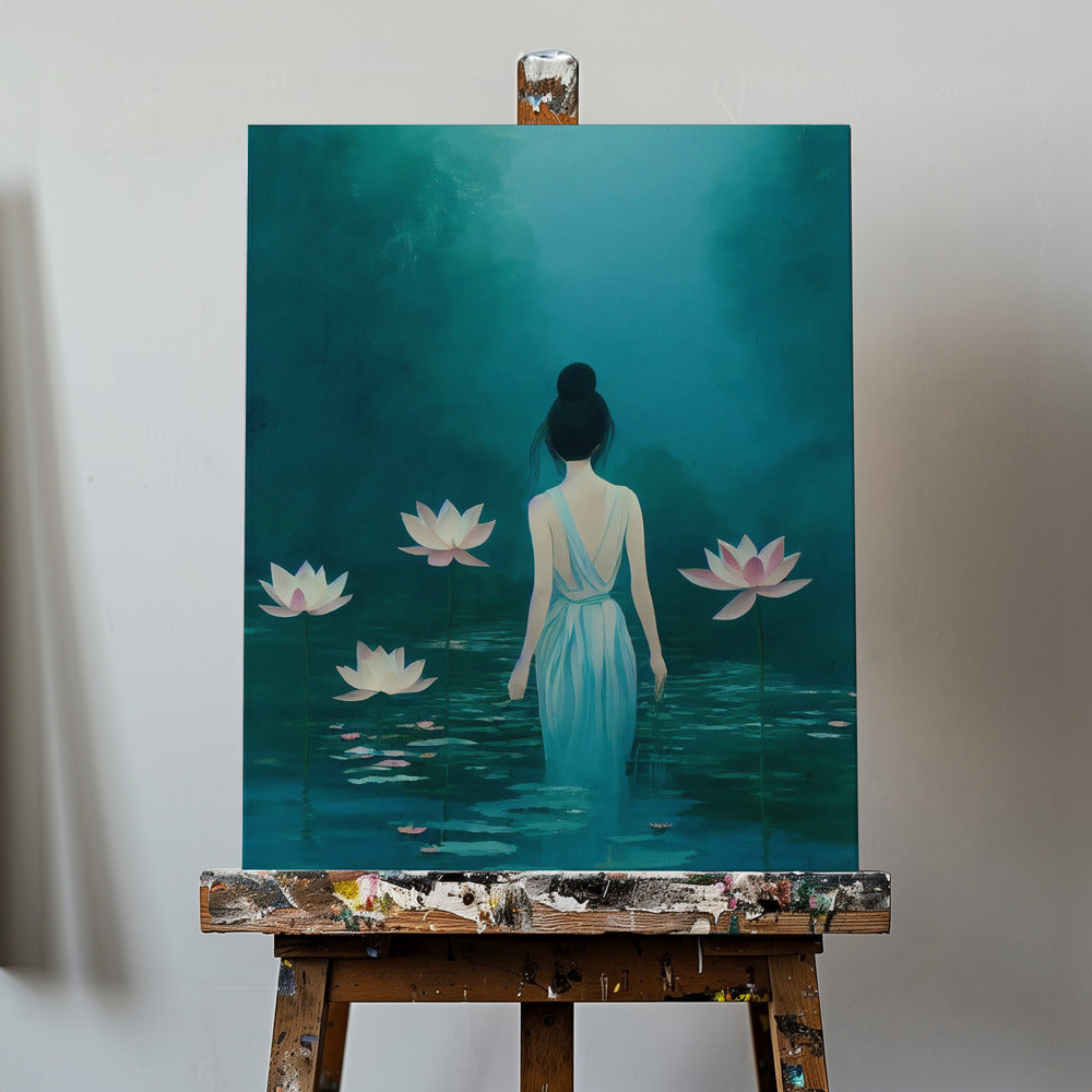 In de vijver | Canvasprints