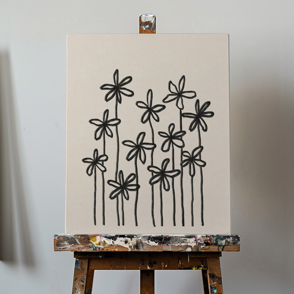 Un champ de fleurs | Tableaux sur Toile