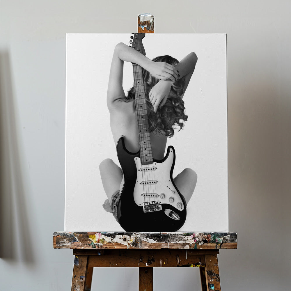 Lady en de Strat | Canvasprints