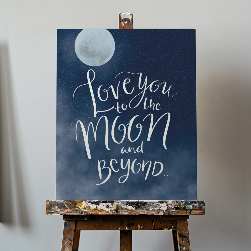 Till månen | Canvas