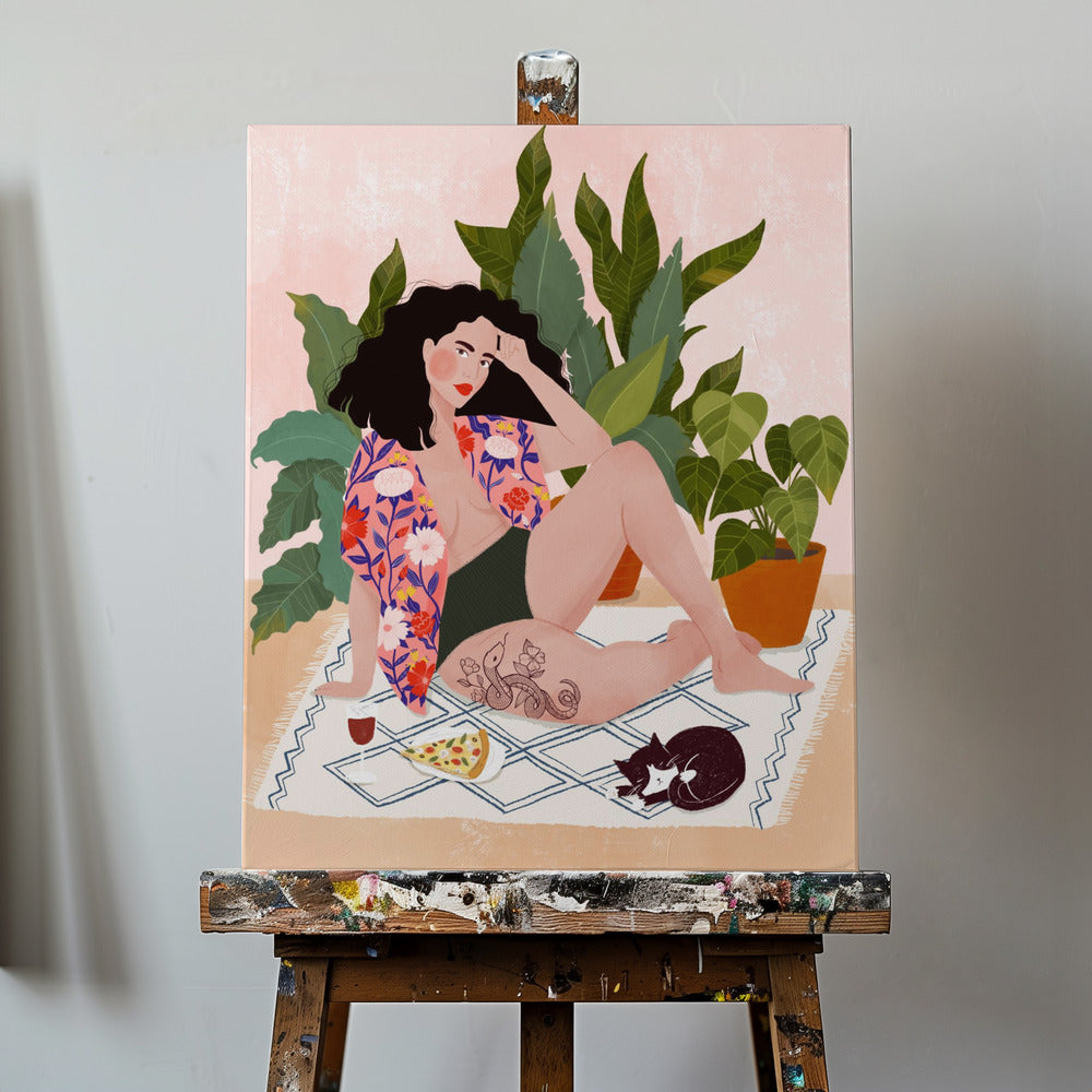 Zondag pizza | Canvasprints