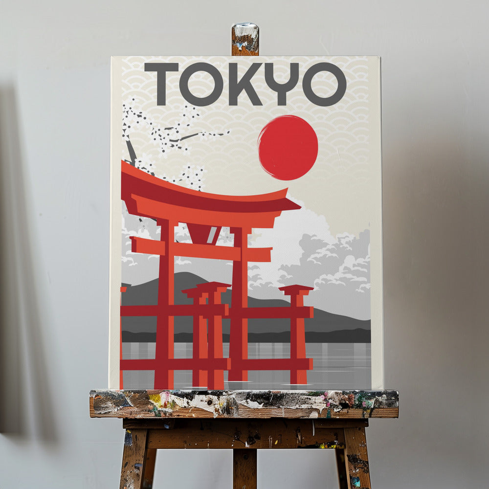 Tokyo Sole | Stampe su Tela