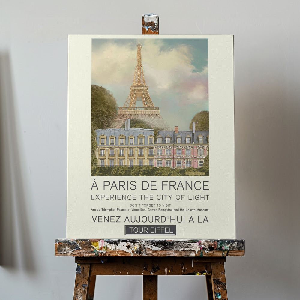 Pariisin retroprintti | Canvastaulut