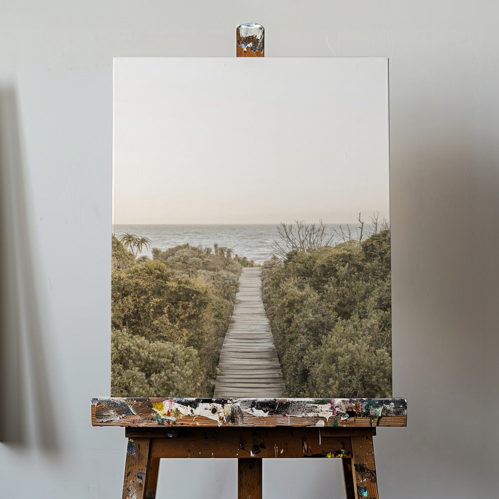 Strandpromenade | Lærredsbilleder