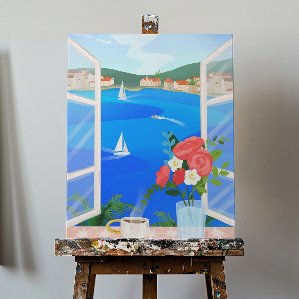 Vista sull'isola | Stampe su Tela
