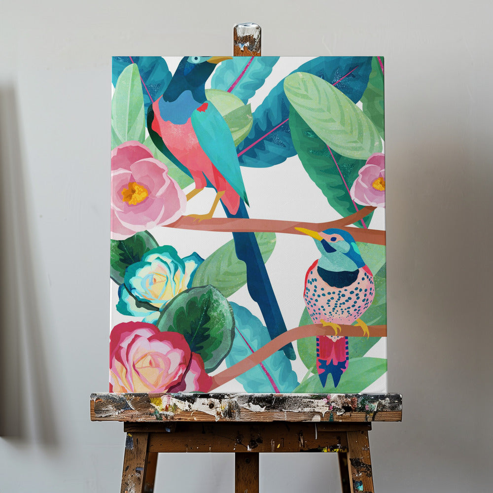 Oiseaux du printemps | Tableaux sur Toile