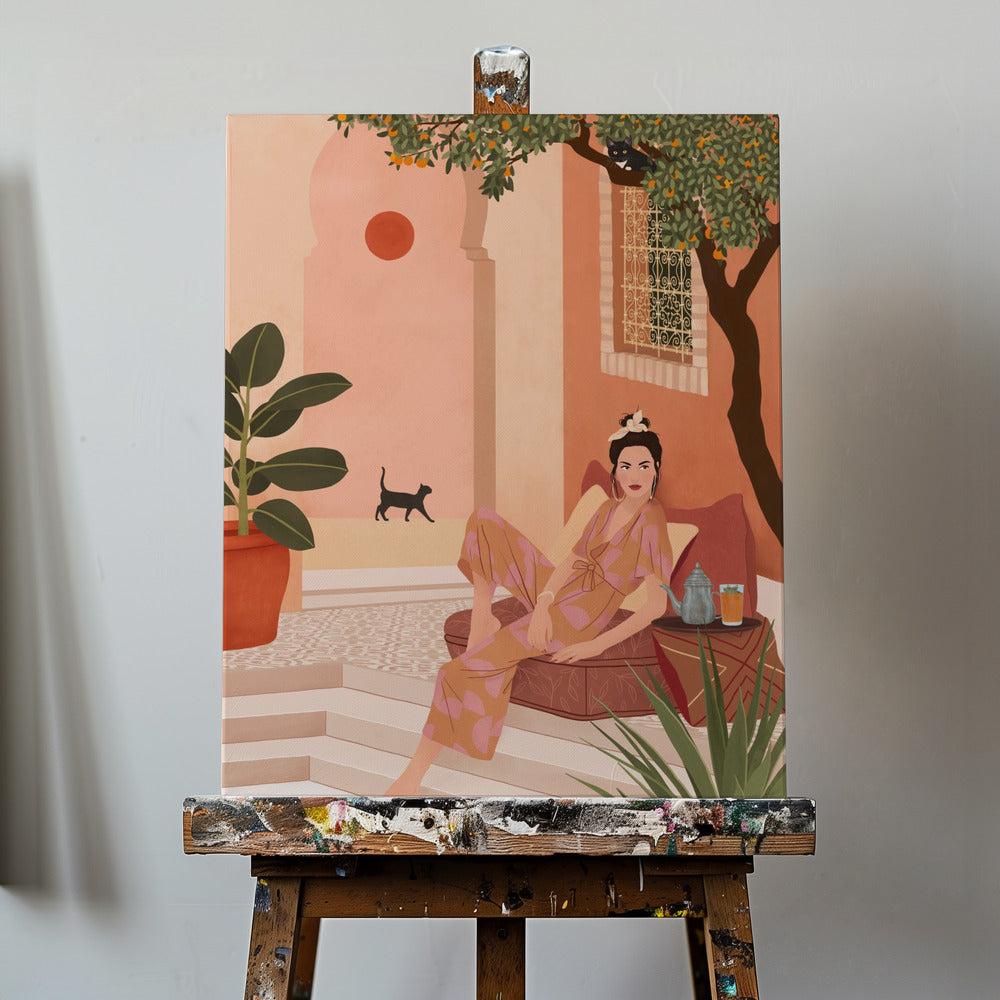 Hemlig trädgård | Canvas