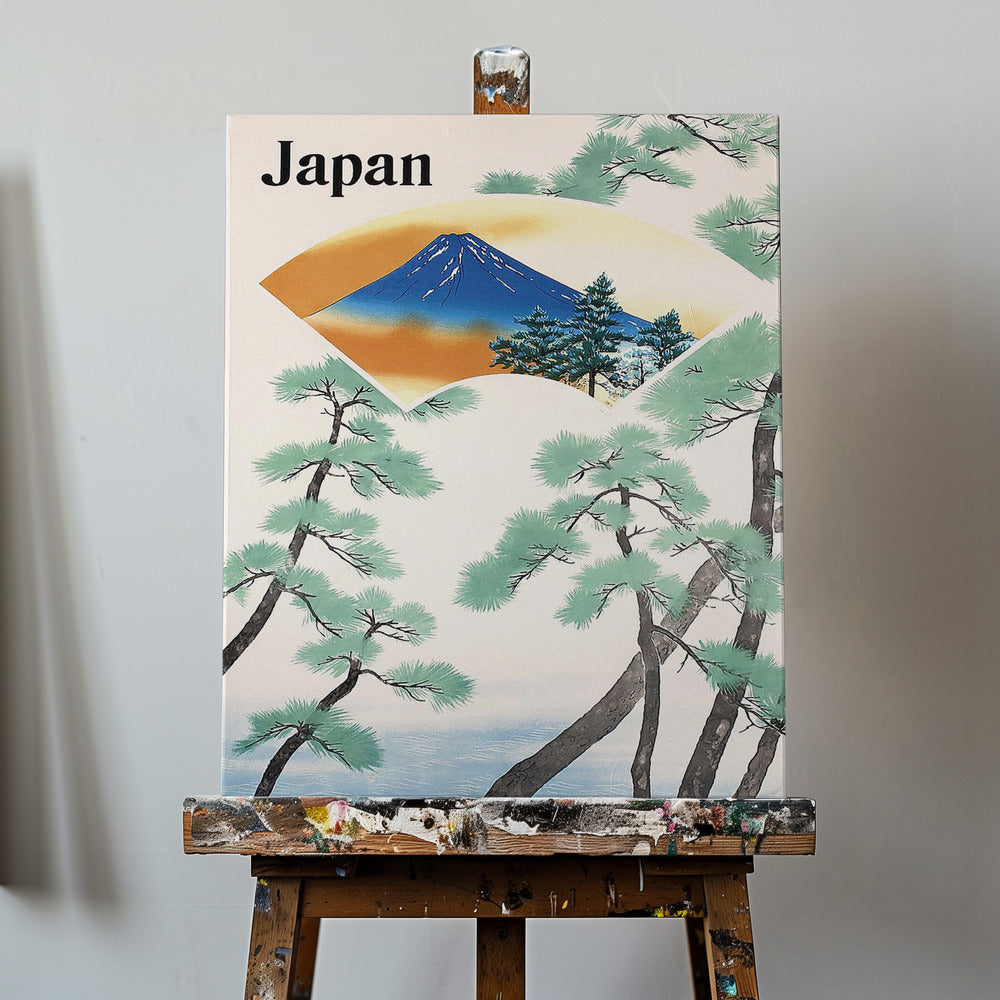 Reisen der japanischen Staatseisenbahnen in den 1930er Jahren Poster - Kunstdruck | Leinwand-Bilder
