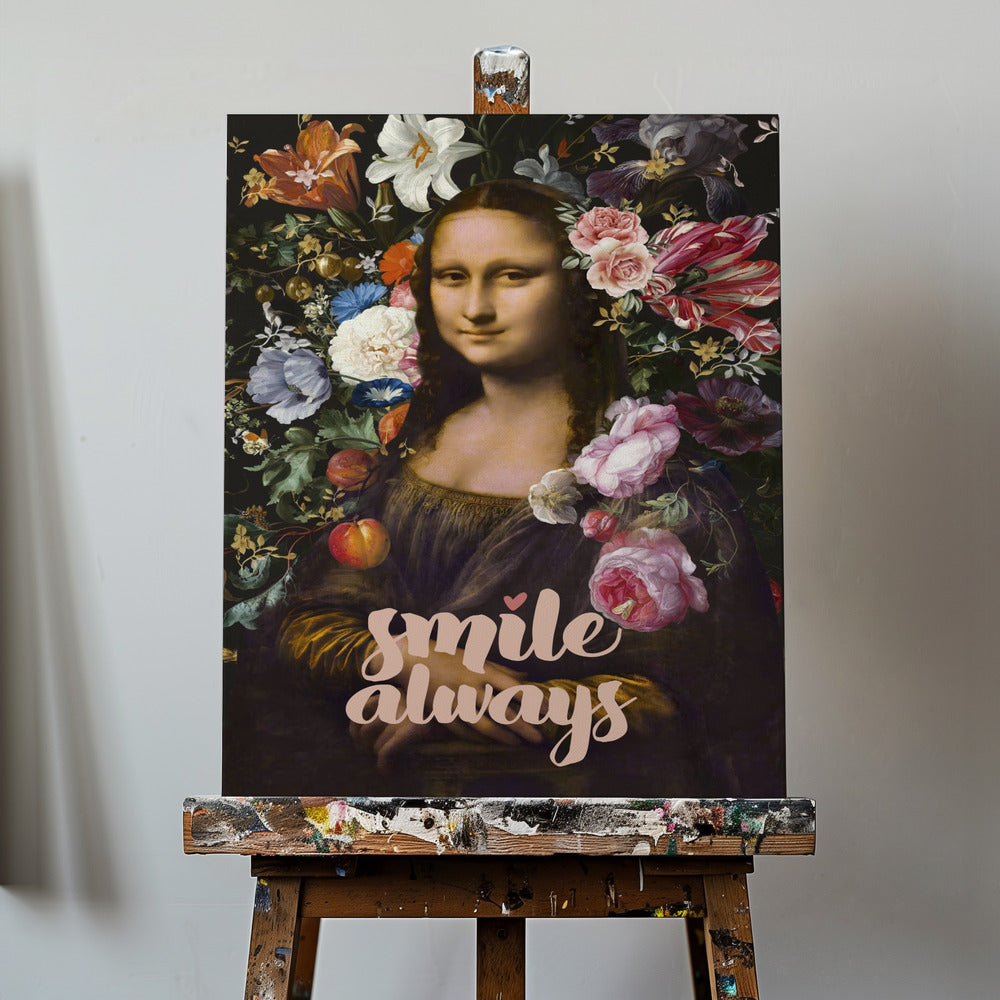 Smil alltid, Mona Lisa | Lerretsbilder