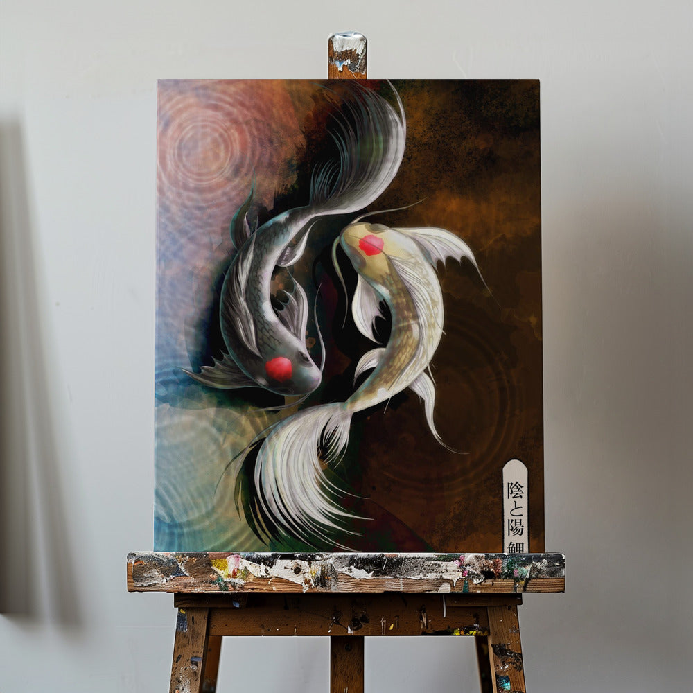 Mörk Koi | Canvas