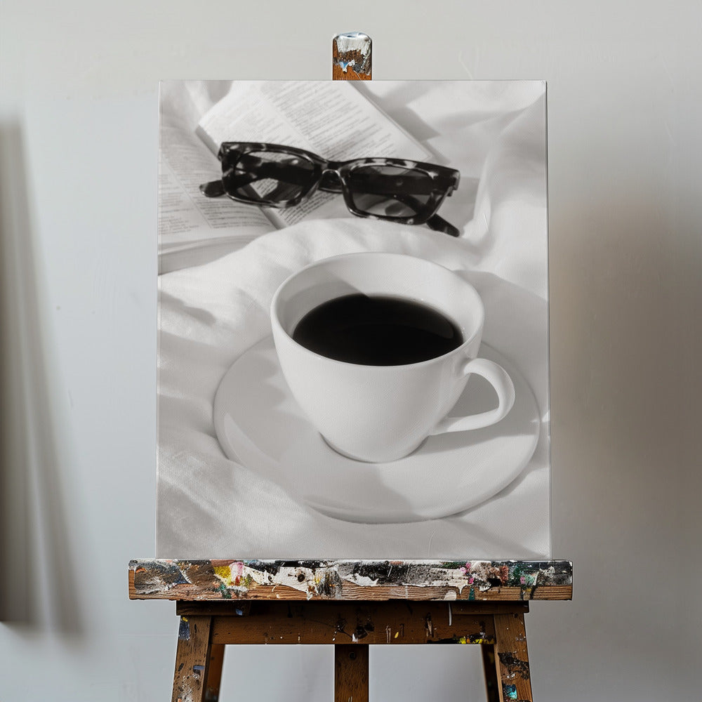 Café au lit | Tableaux sur Toile