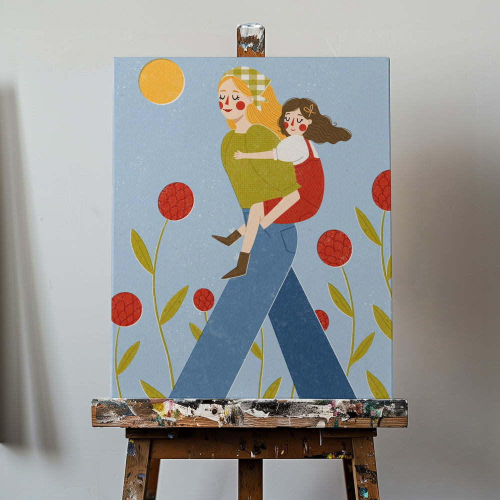 Sur le dos | Tableaux sur Toile