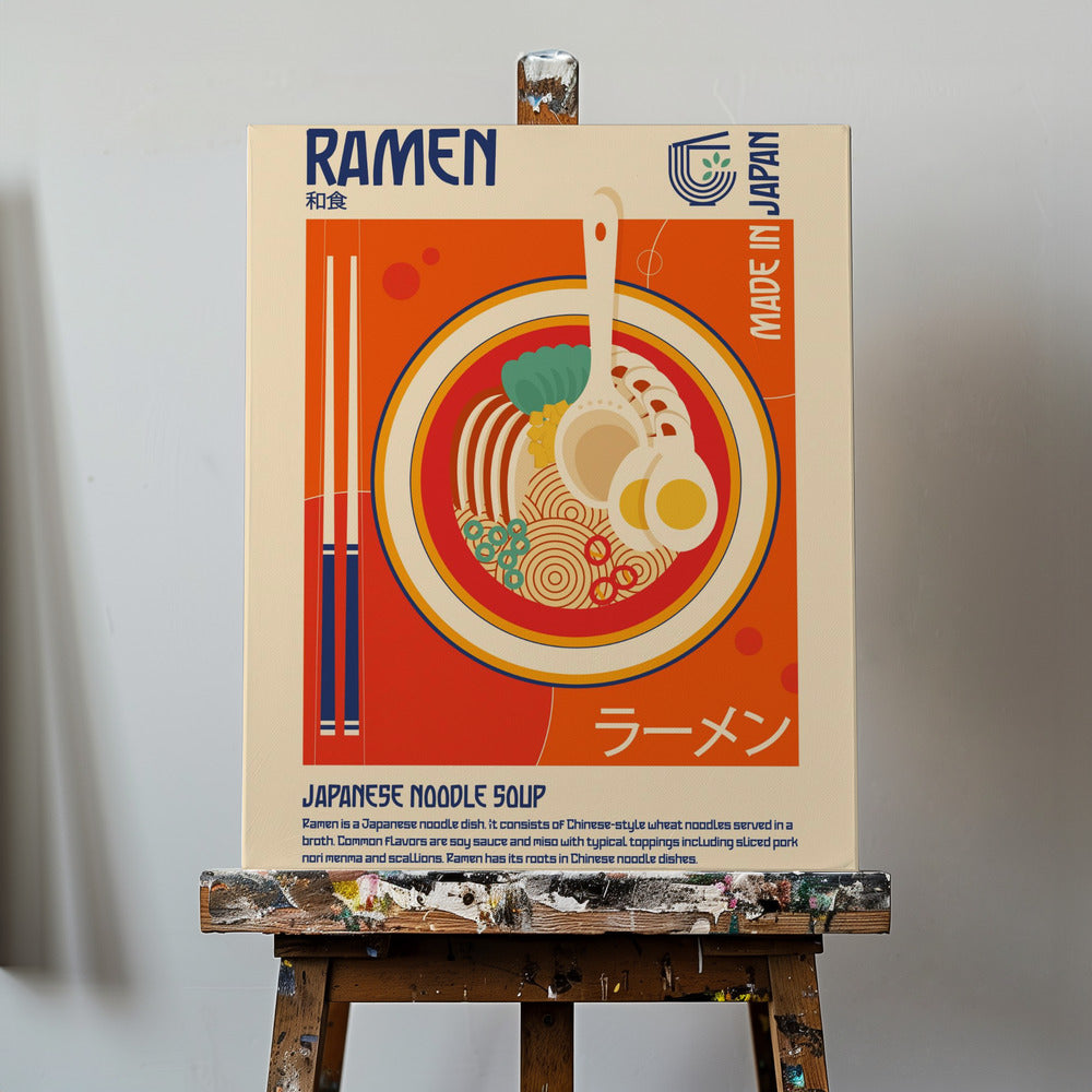 Ramen Japońskie Jedzenie Drukuj | Wydruki na łótnie