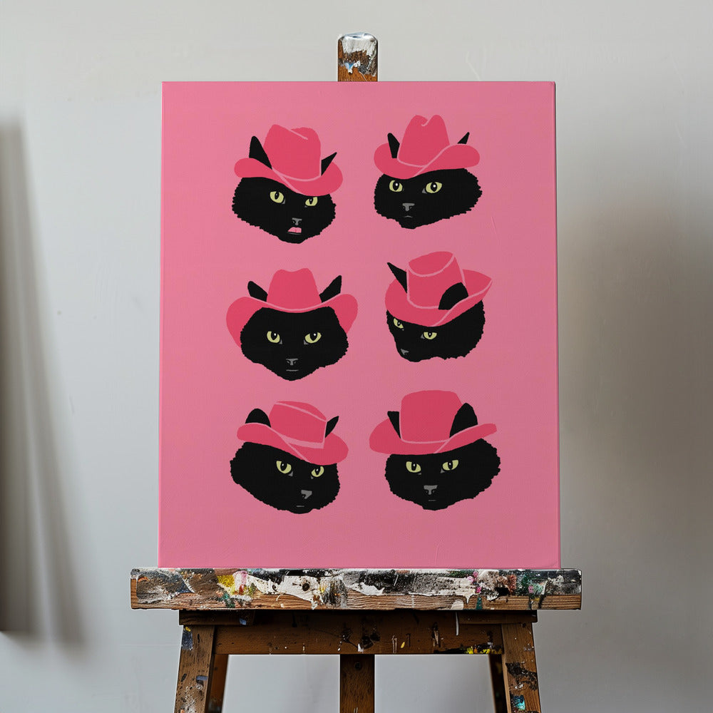 Marcy-cowgirl-kissa | Canvastaulut