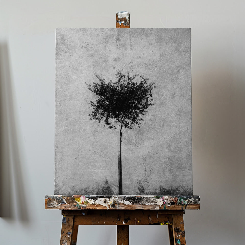 Albero in bianco e nero | Stampe su Tela