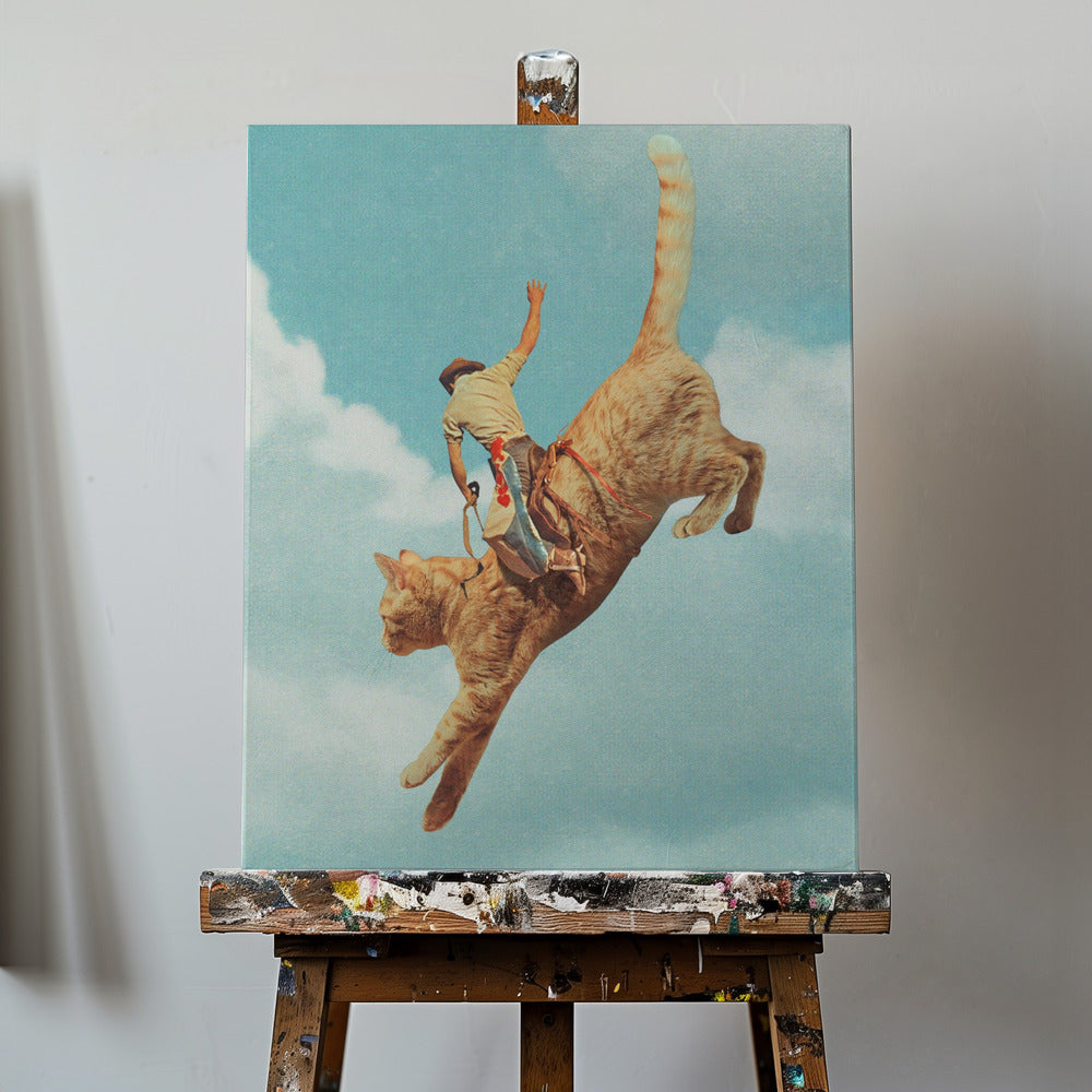Meehaw Rodio Gato | Impresiones en Lienzo